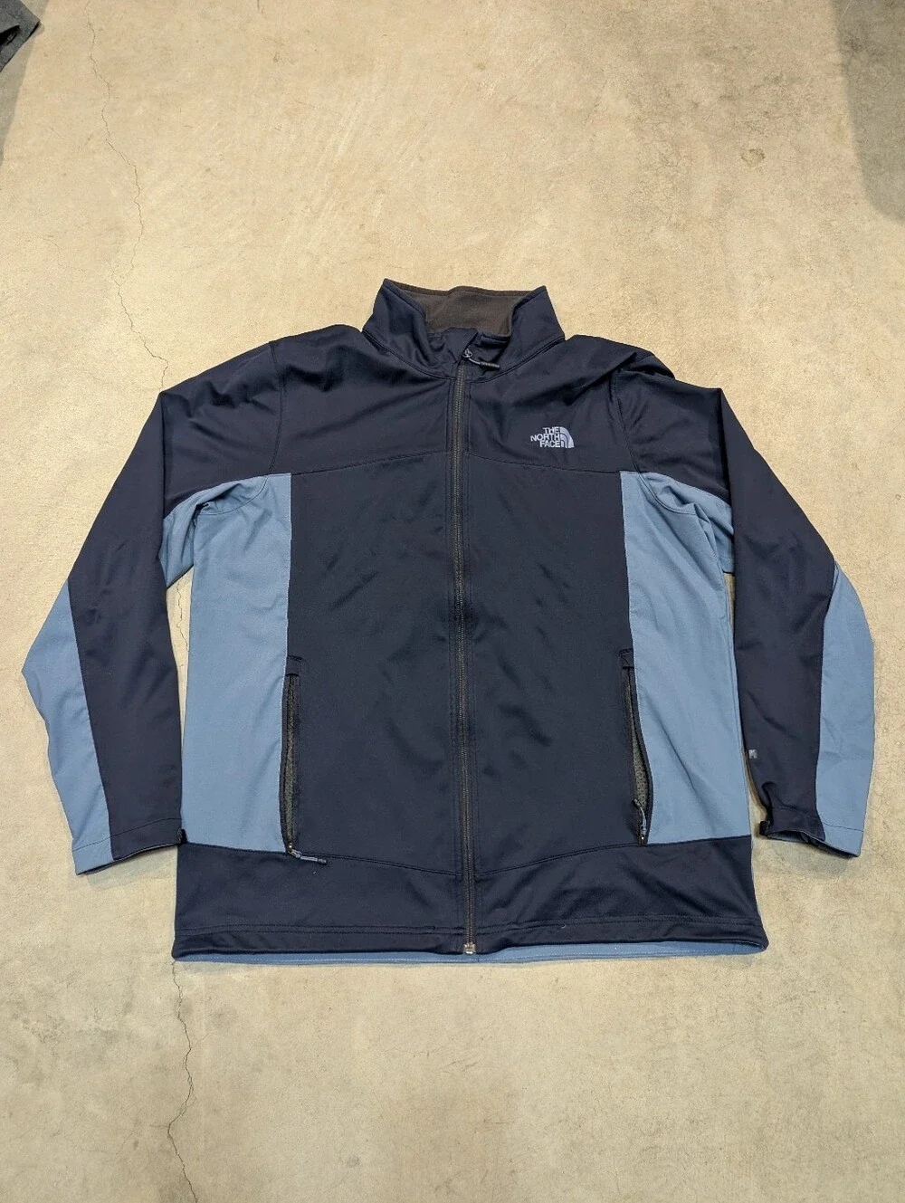 The North Face Windstopper Jacket Mens XL Blue Full Zip